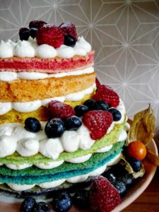 Naked Cake Rainbow